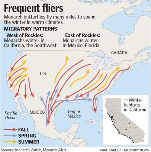 california migration map